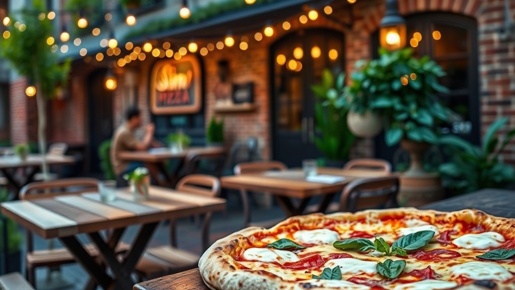 charming wood fired pizza experience