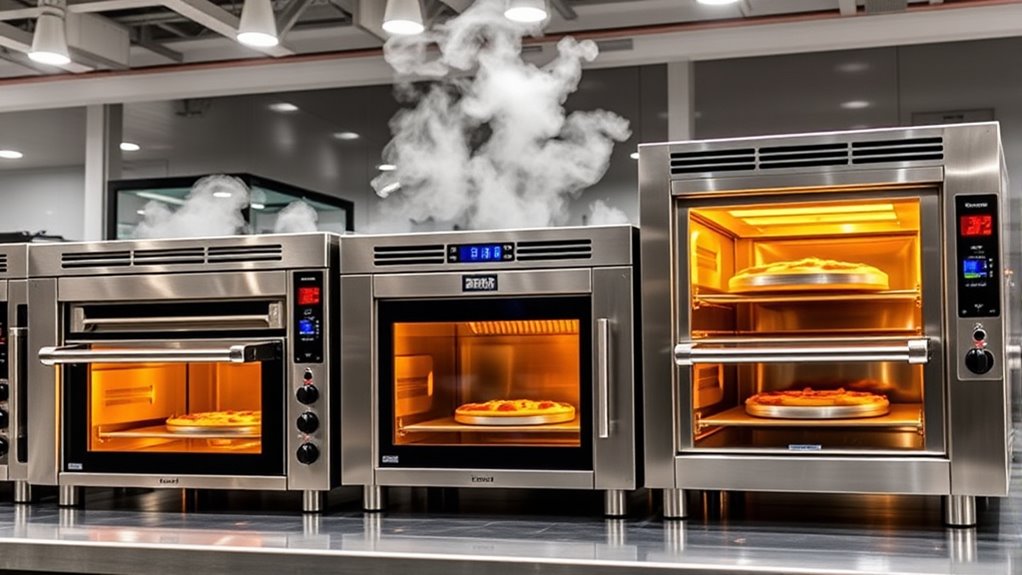 comparing commercial pizza ovens