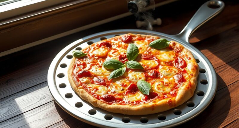 crispier crust better airflow