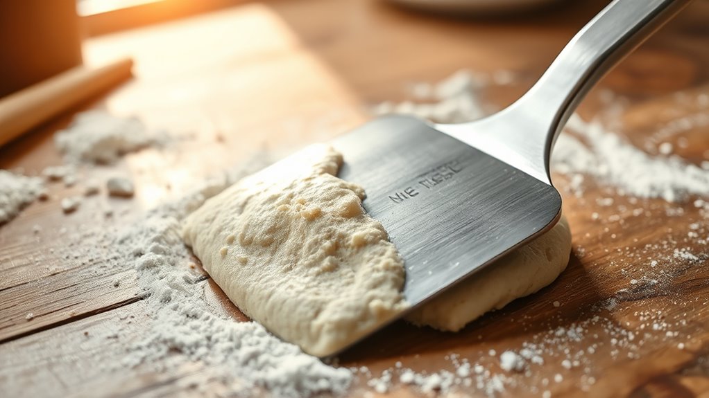 durable stainless steel scraper