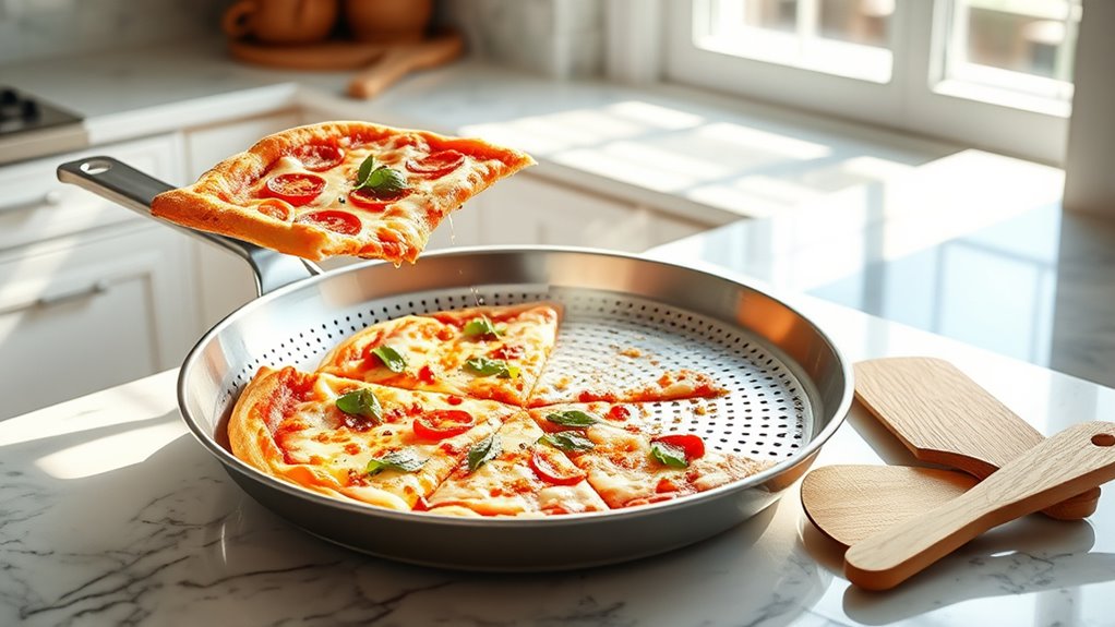 effortless pizza removal process