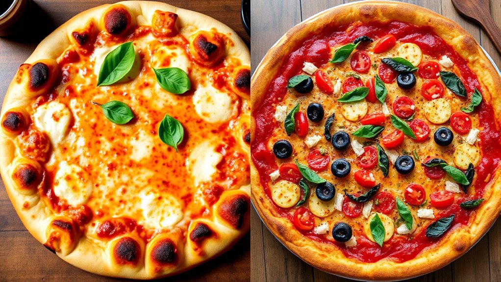 hand tossed vs pan pizza