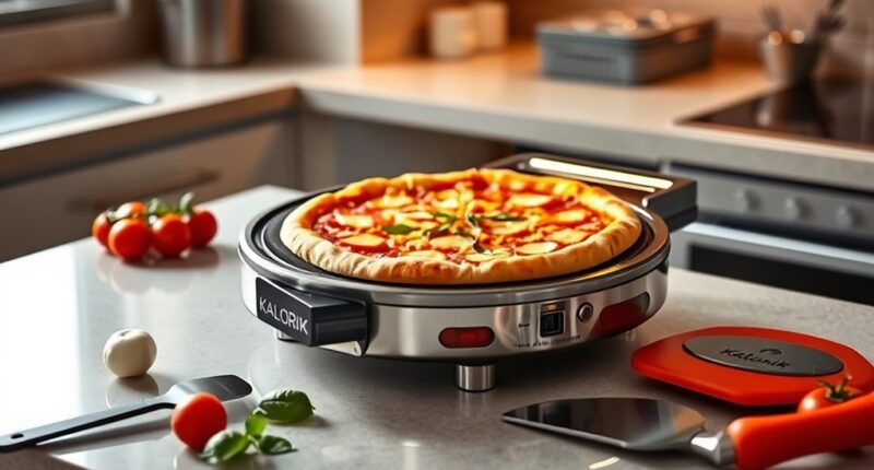 kalorik pizza maker features
