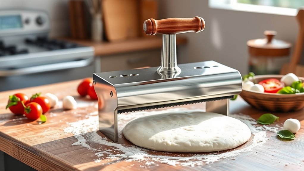 manual pizza dough press