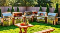 outdoor grills with pizza ovens