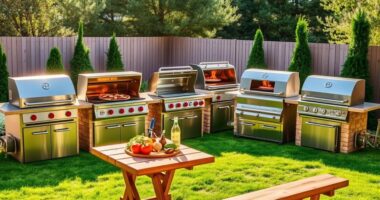 outdoor grills with pizza ovens