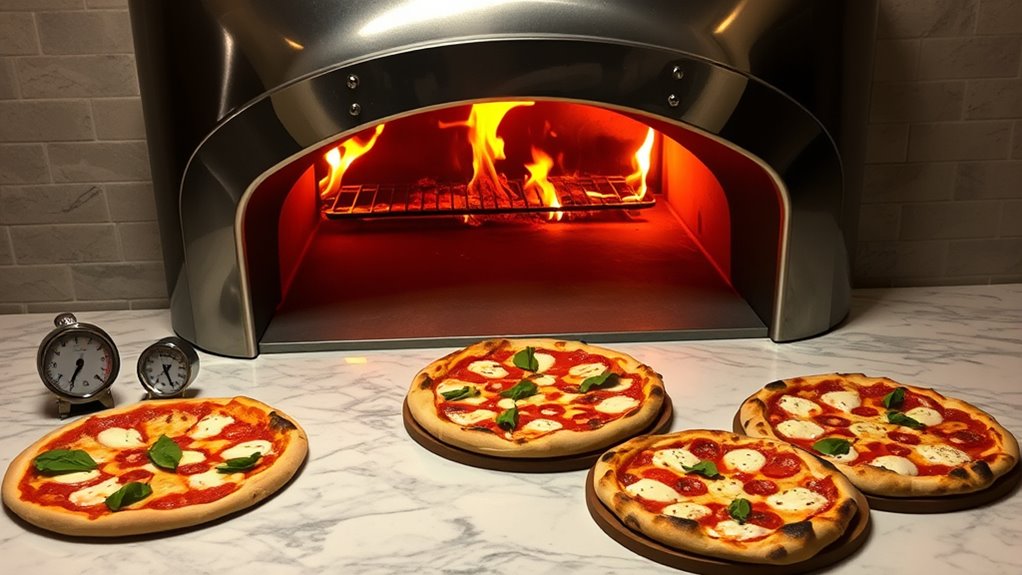pizza oven testing methodology