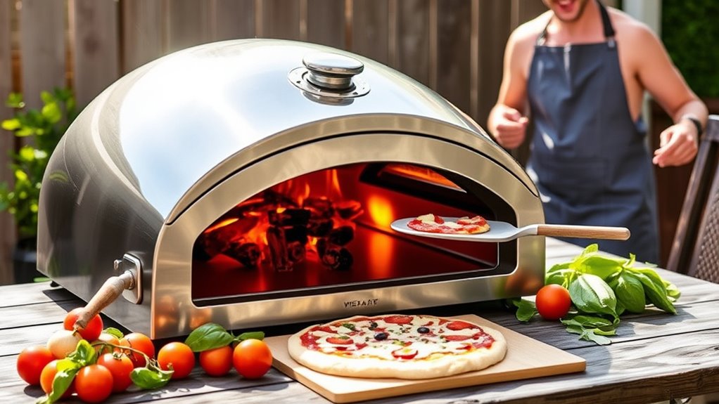 rapid heat up pizza oven