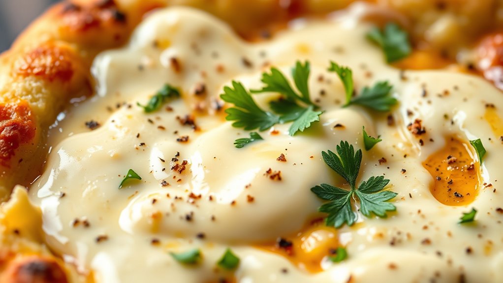 roasted garlic parmesan sauce