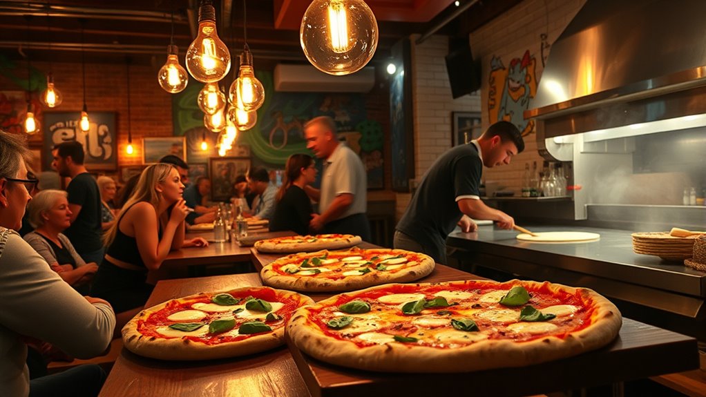 thick crust friendly atmosphere