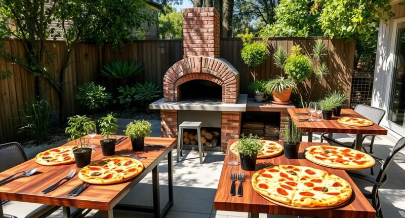 top tables for pizza ovens