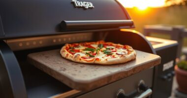 traeger grill pizza stones