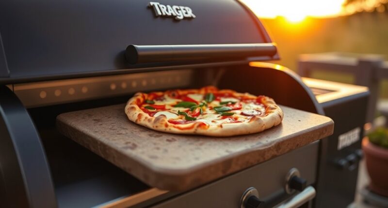traeger grill pizza stones